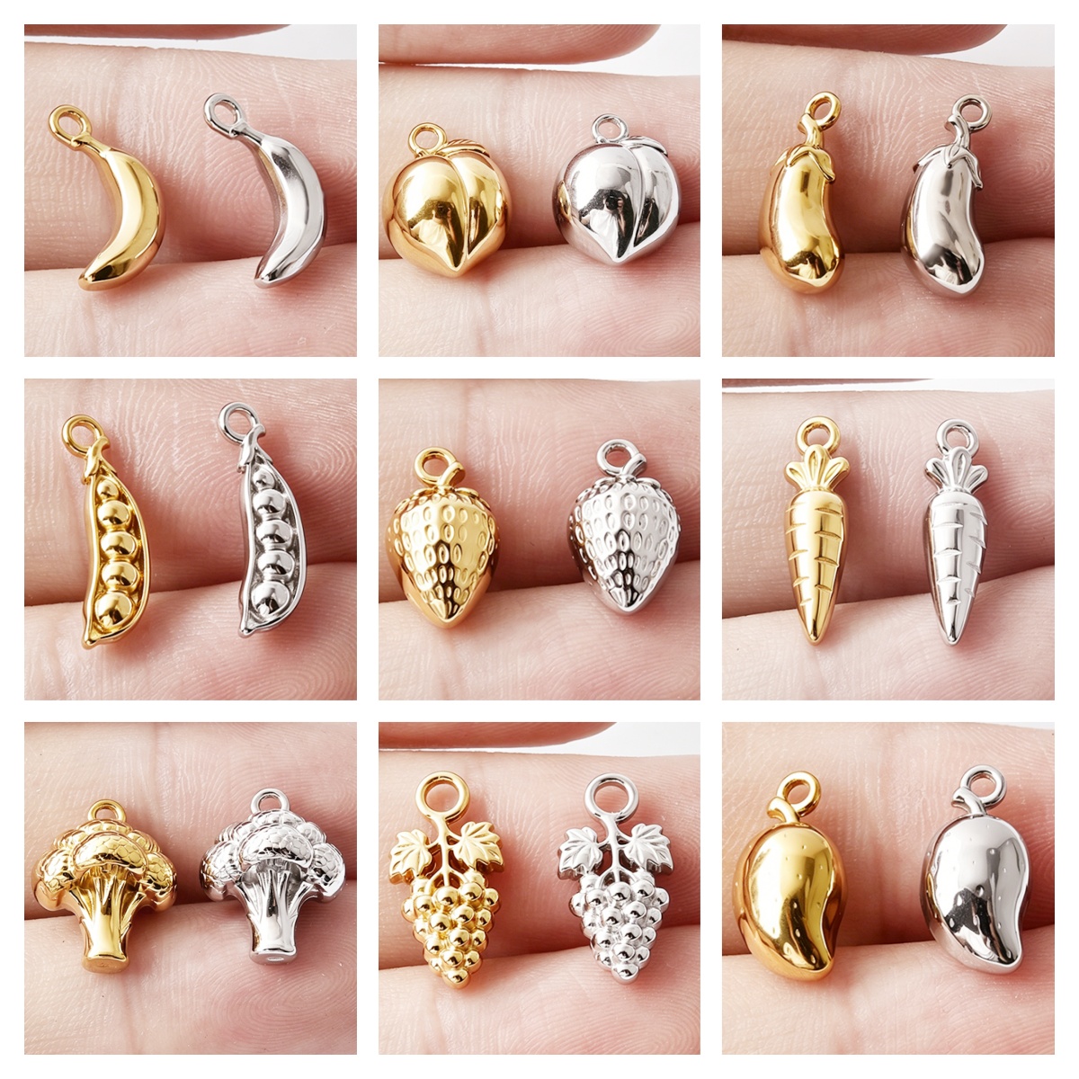 Women'S Accessories Mango - 7 adet meyve çilek muz Mango