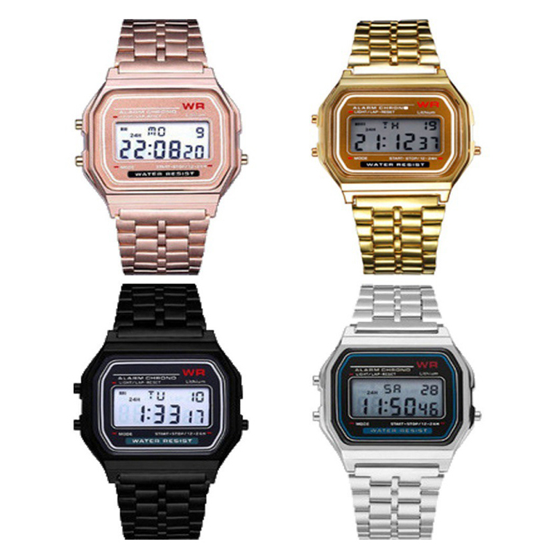 Women Accessories Display - LED paslanmaz çelik şerit izle lüks