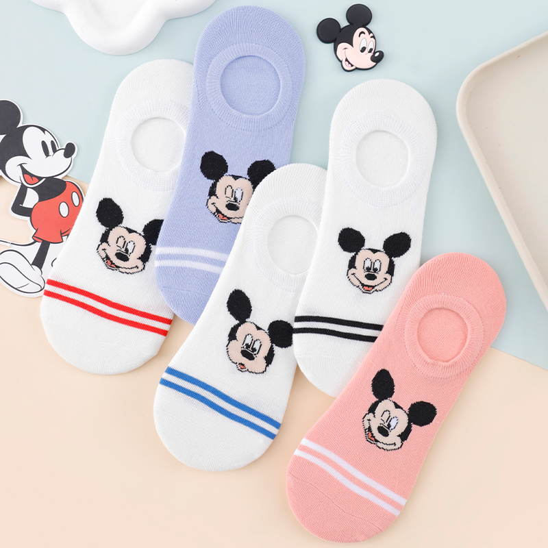 Women'S Ankle Accessories - 5 çift Disney Mickey Mouse kadın