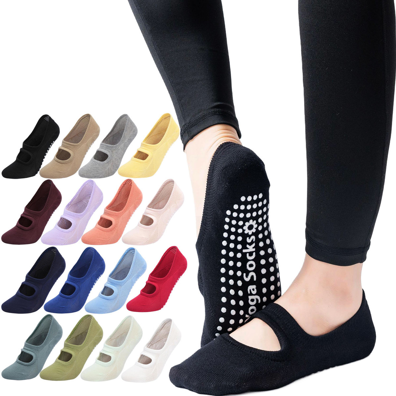 Women'S Ankle Accessories - Yüksek Kaliteli Kadın Yoga Çorapları Kaymaz