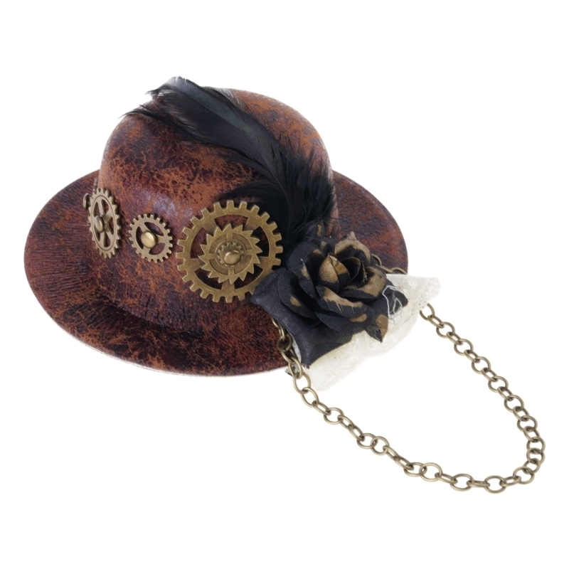 Women'S Victorian Era Accessories - Kadın cadılar bayramı gotik Mini silindir