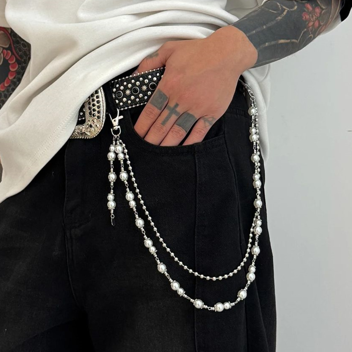Women'S Jeans Accessories - Ingemark 2025 Heves Benzersiz İmitasyon İnci