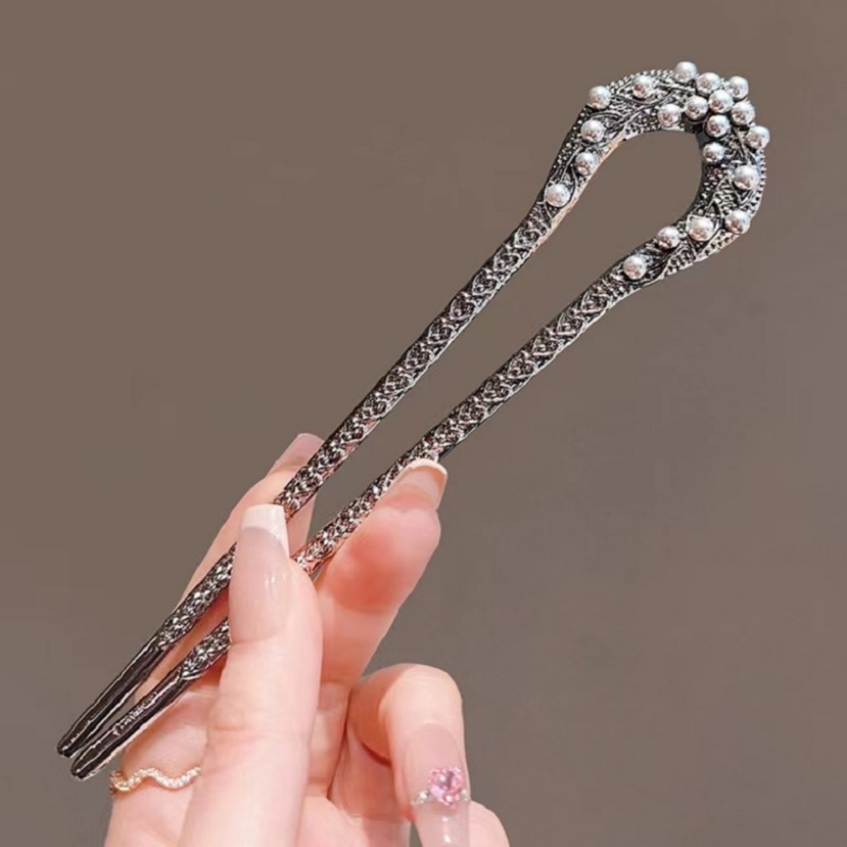Women Accessories Shop - Yeni Inci U Şekilli Firkete Kadınlar