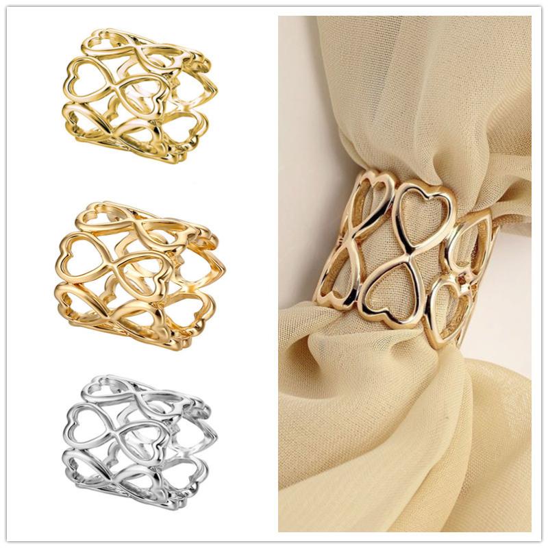 Women'S Accessories Rings - 1/4 adet alaşım daire eşarp broş