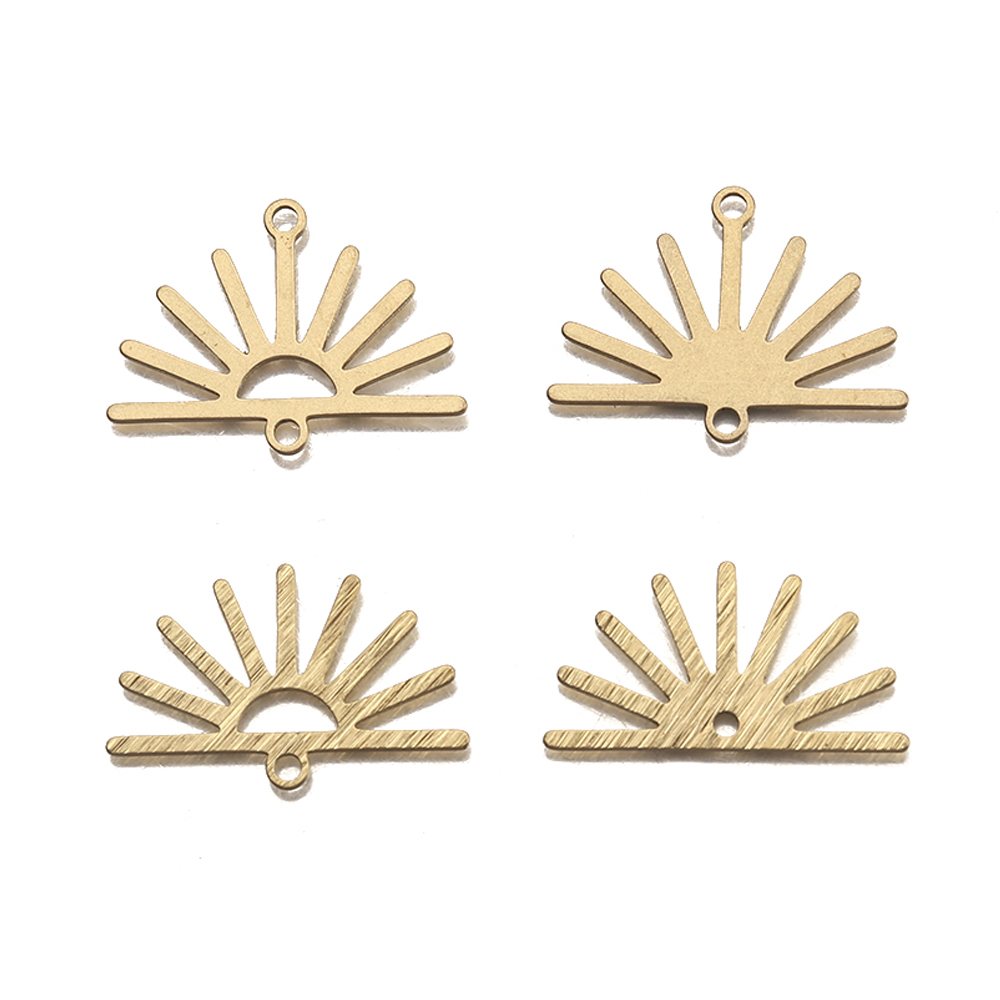 Tassel Earrings Boho - 10 adet dokulu ham pirinç yarım