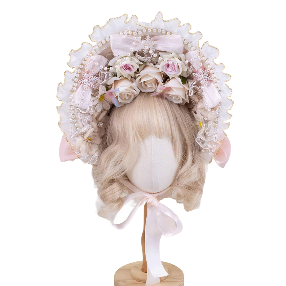 Women'S Victorian Era Accessories - Kadınlar Kızlar pembe Vintage Viktorya Dönemi