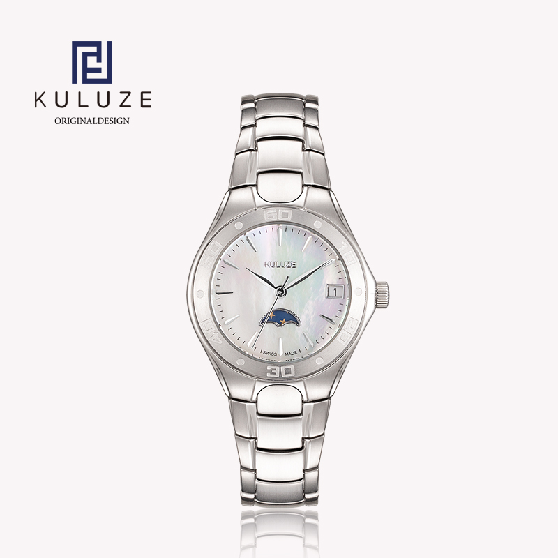 Women Accessories Display - KULUZE titanyum kadın saati İsviçre Ronda
