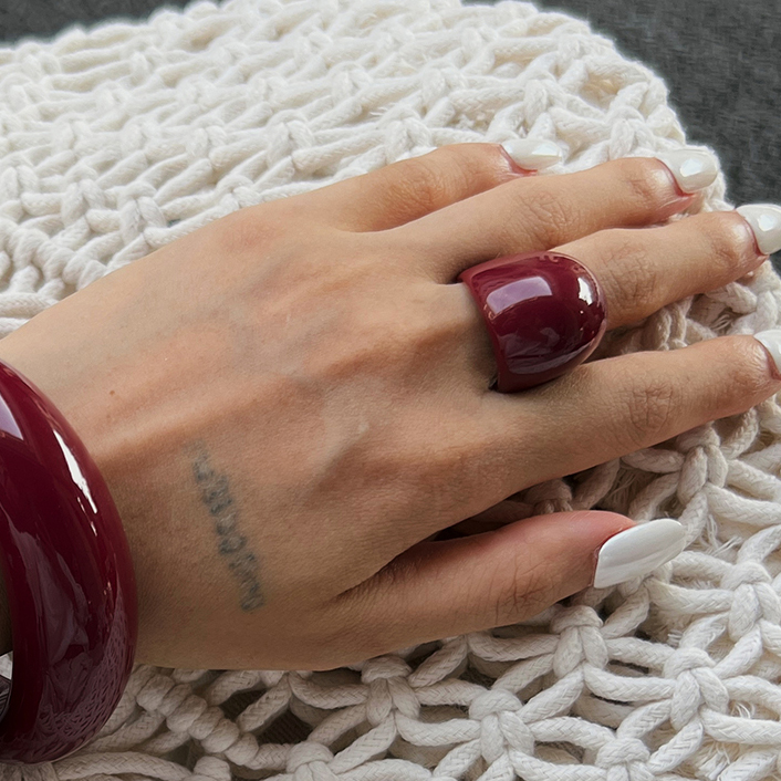 Kadınlar için Düzensiz Reçine  - Women'S Accessories Rings incelemesi ve fiyatı