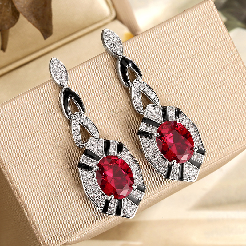 Art Deco Oval Kesim Zümrüt Saf - Women Jewelry Accessories For Black Dress incelemesi ve fiyatı