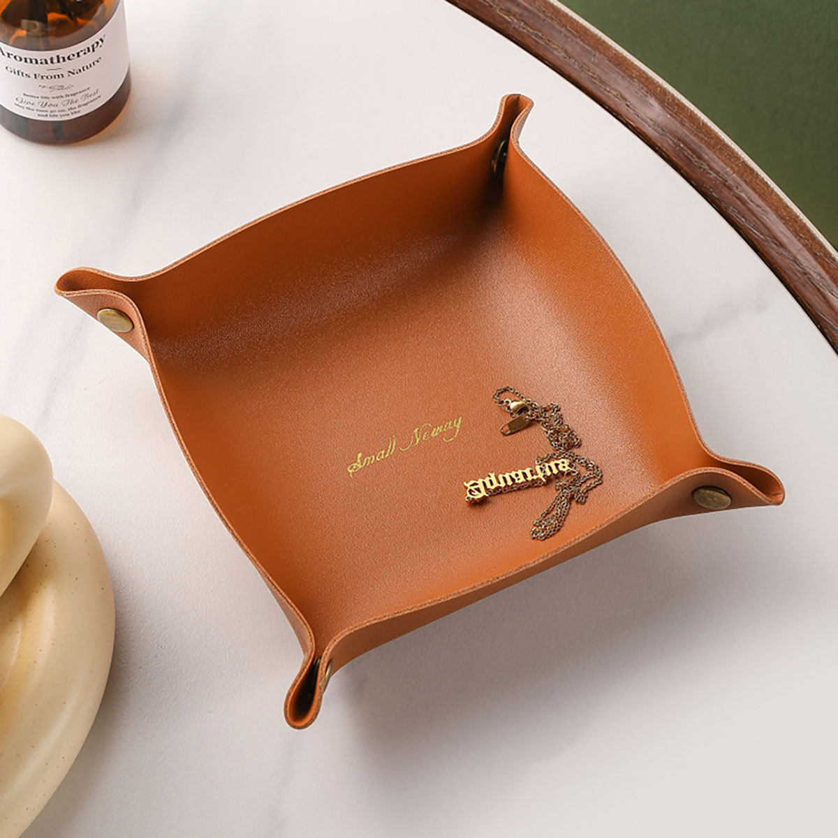 İskandinav tarzı deri depolama - Women Accessories Organizer incelemesi ve fiyatı