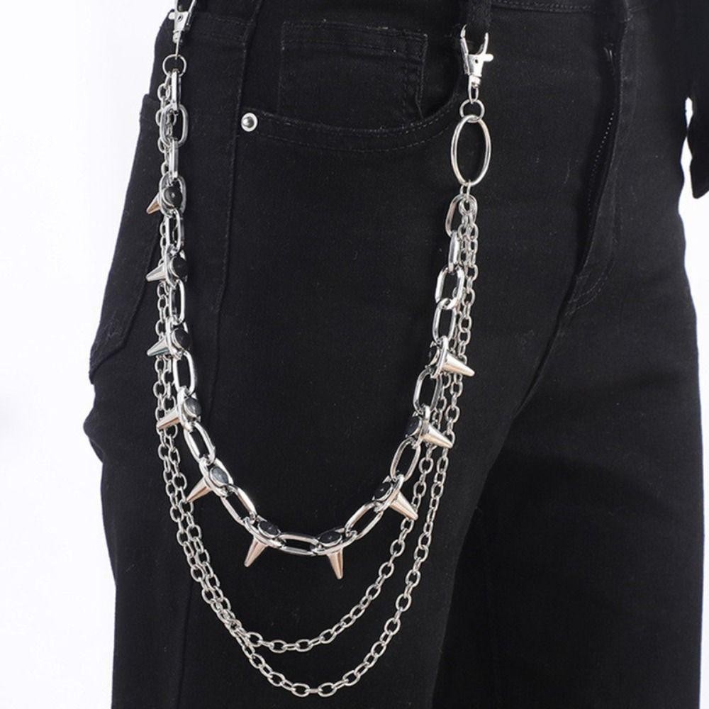 Unisex Hip Hop Punk Rock Metal - Women'S Jeans Accessories incelemesi ve fiyatı