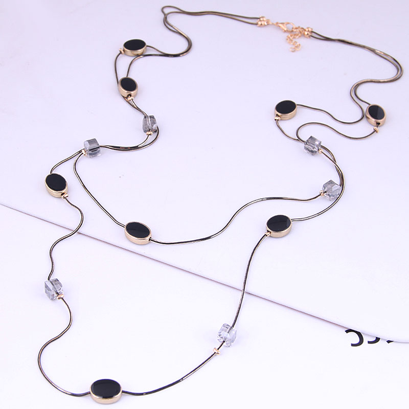 Çok Katmanlı Siyah Boncuk Zinc - Women Jewelry Accessories For Black Dress incelemesi ve fiyatı