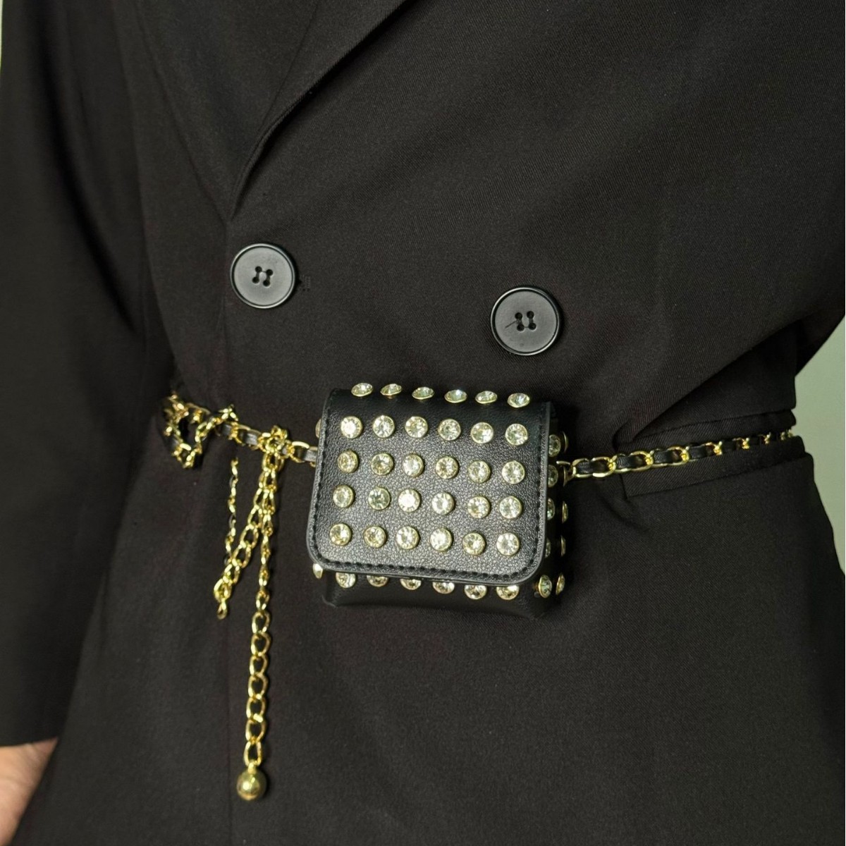 Moda Perçin Mini Bel Çantası O - Women'S Jeans Accessories incelemesi ve fiyatı