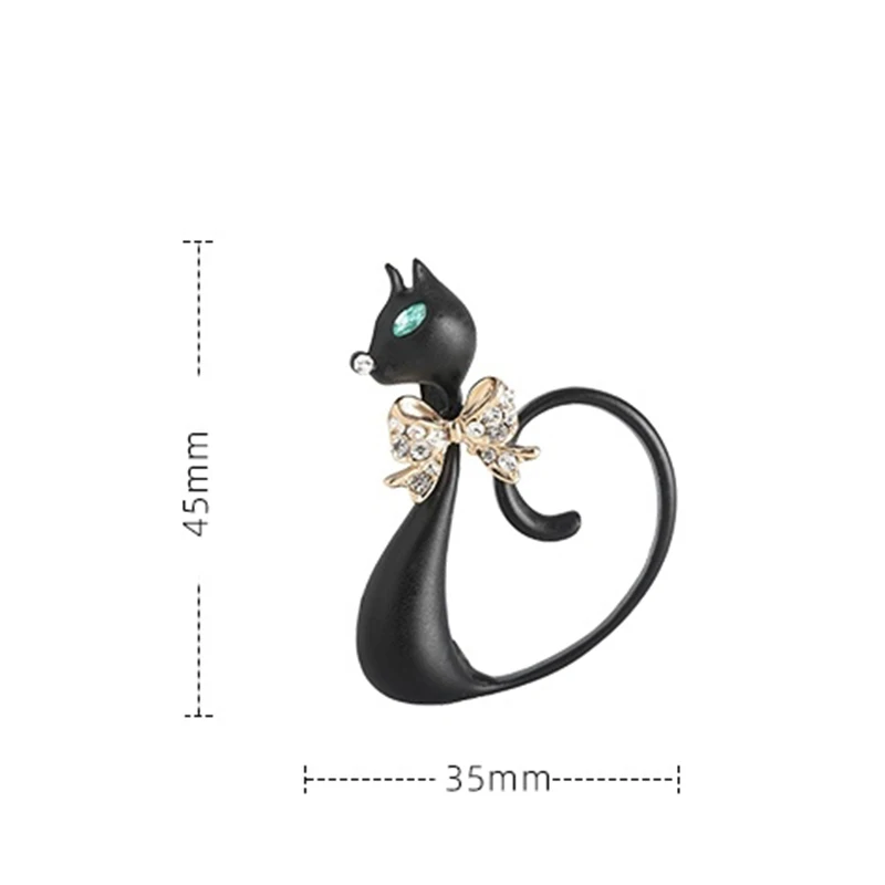 Blucome sevimli hayvan siyah k - Women Jewelry Accessories For Black Dress incelemesi ve fiyatı