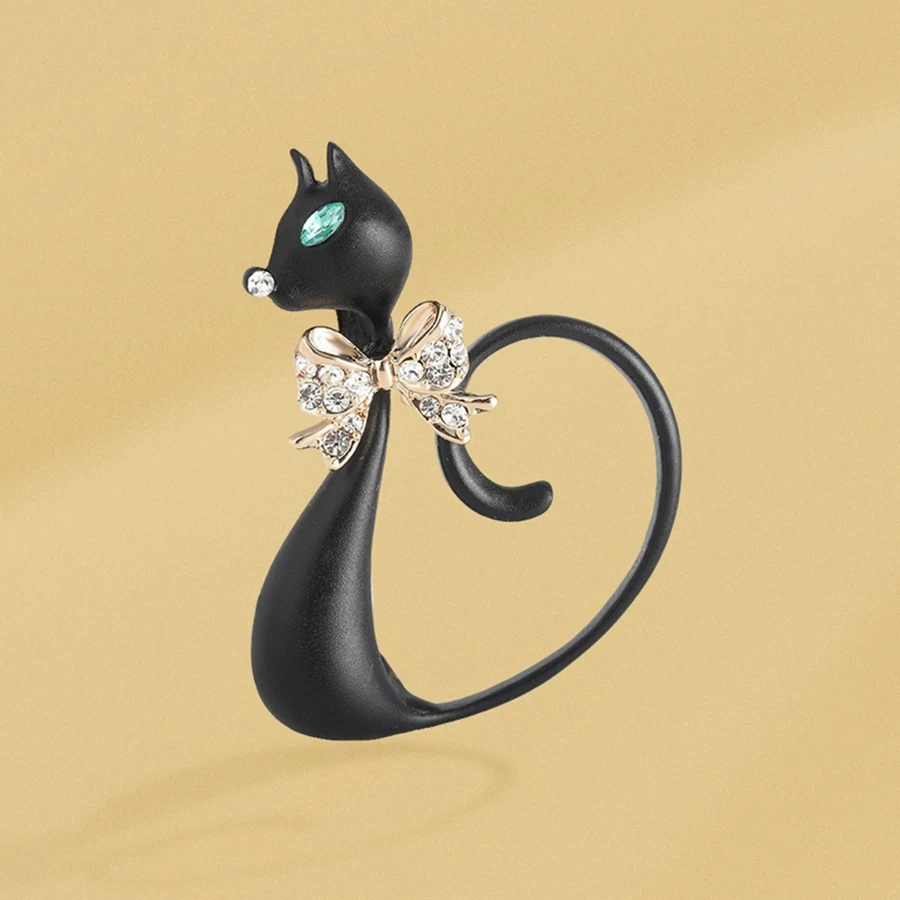 Blucome sevimli hayvan siyah k - Women Jewelry Accessories For Black Dress incelemesi ve fiyatı
