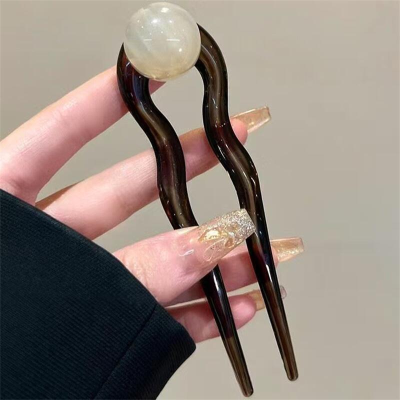 Moda Renkli Inci U-Şekilli Saç - Women Accessories Shop incelemesi ve fiyatı