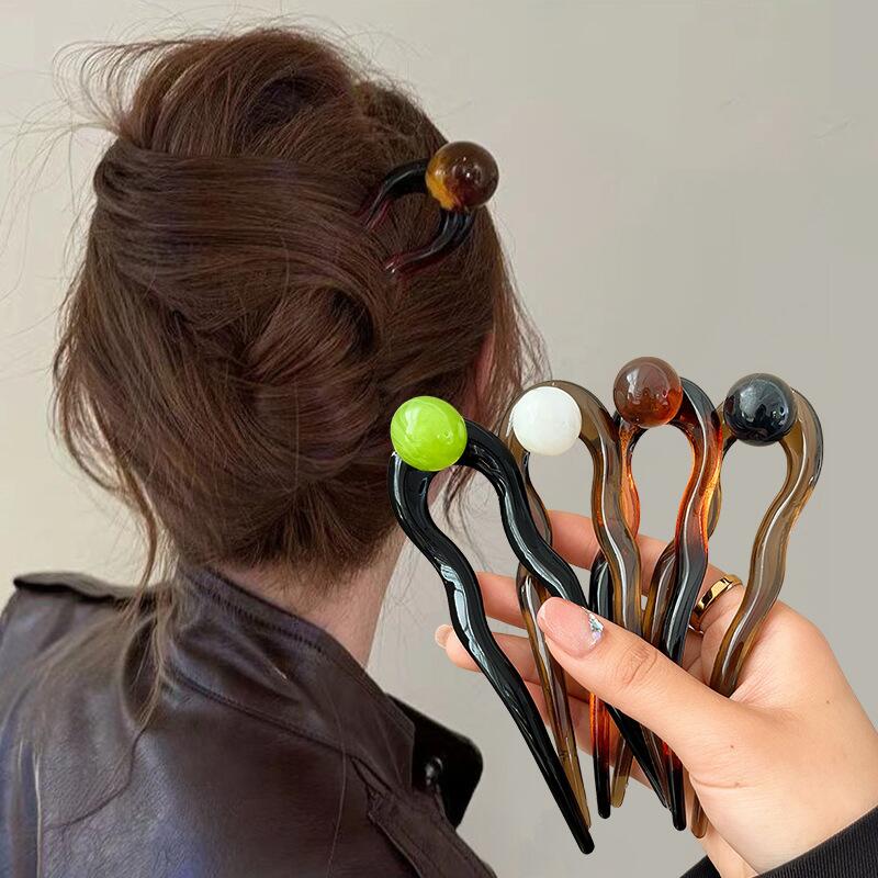 Moda Renkli Inci U-Şekilli Saç - Women Accessories Shop incelemesi ve fiyatı