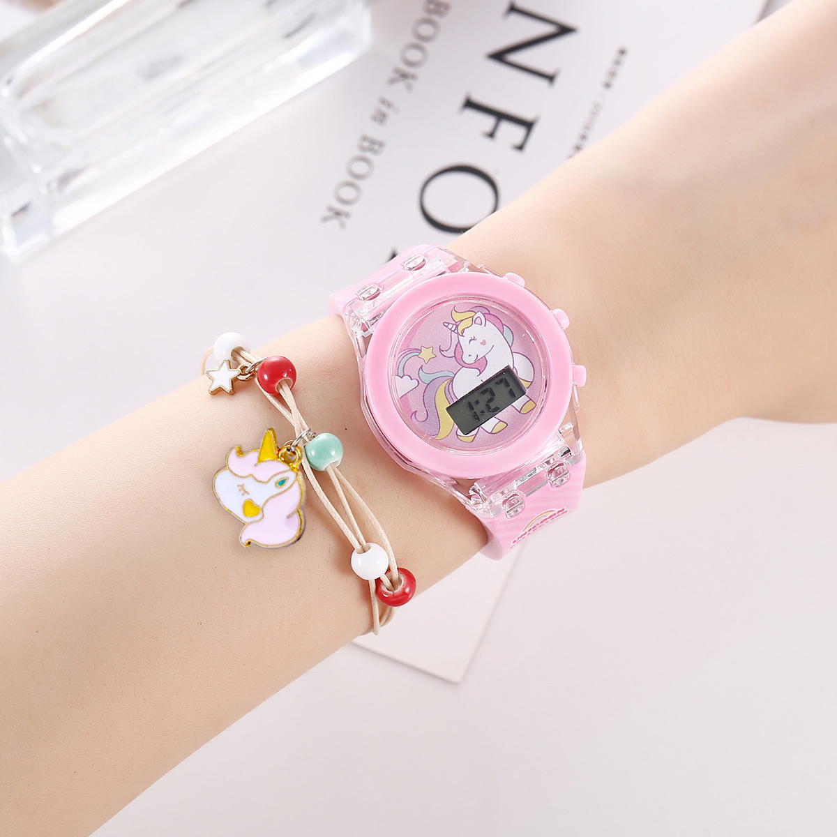 Sevimli Unicorn kız bilezik si - Women Accessories Display incelemesi ve fiyatı