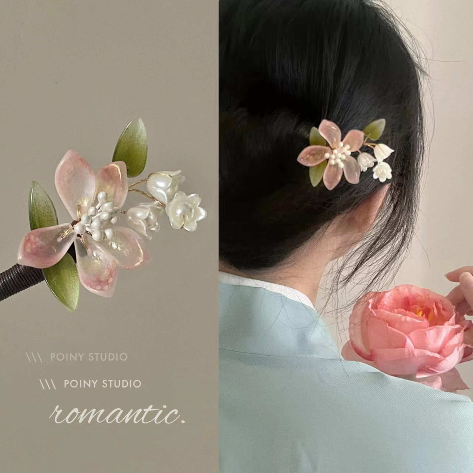 Çin tarzı çiçek püskül saç tok - Women Accessories Shop incelemesi ve fiyatı
