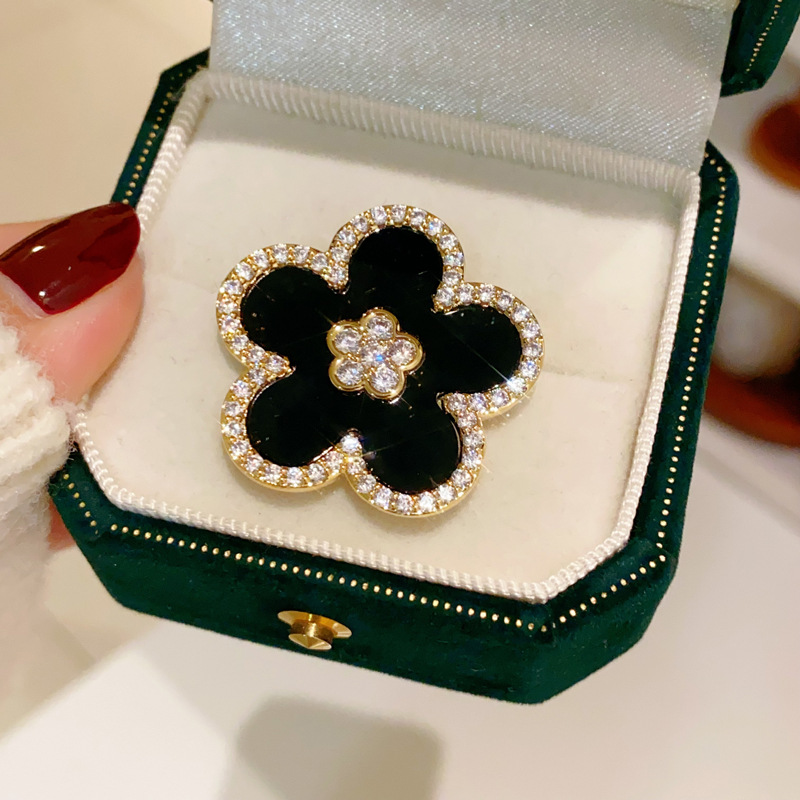 Siyah Çiçek Broş Kadınlar Için - Women Jewelry Accessories For Black Dress incelemesi ve fiyatı