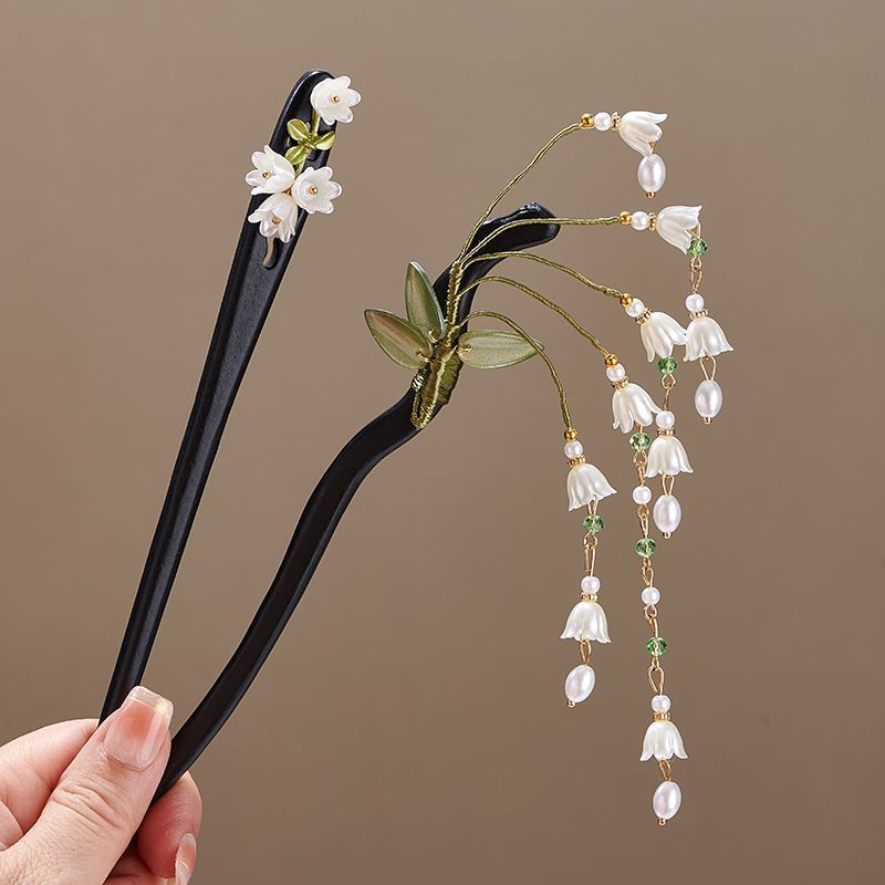 Ahşap çiçek saç tokası Vintage - Women Accessories Shop incelemesi ve fiyatı