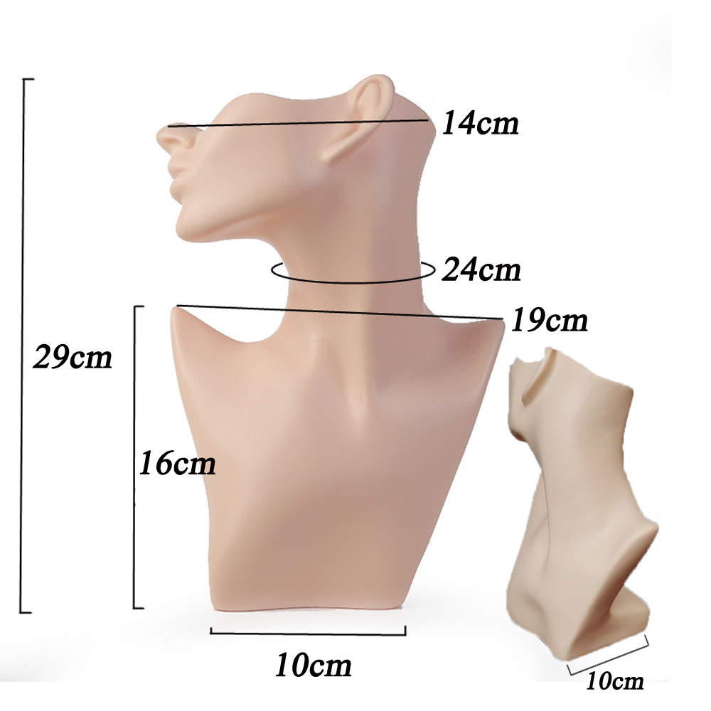 Beyaz Yarım Yüz Manken Başı Ta - Women Accessories Display incelemesi ve fiyatı