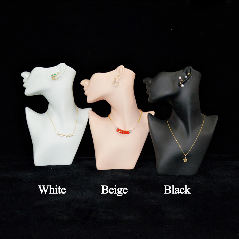 Beyaz Yarım Yüz Manken Başı Ta - Women Accessories Display incelemesi ve fiyatı