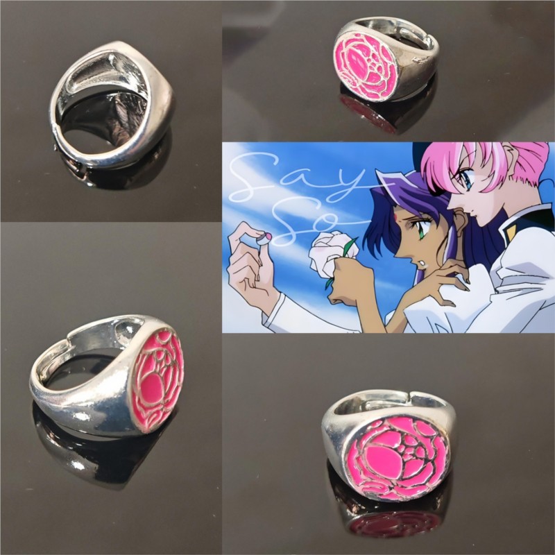 Pembe Gül Yüzük Tenjou Utena D - Women'S Accessories Rings incelemesi ve fiyatı