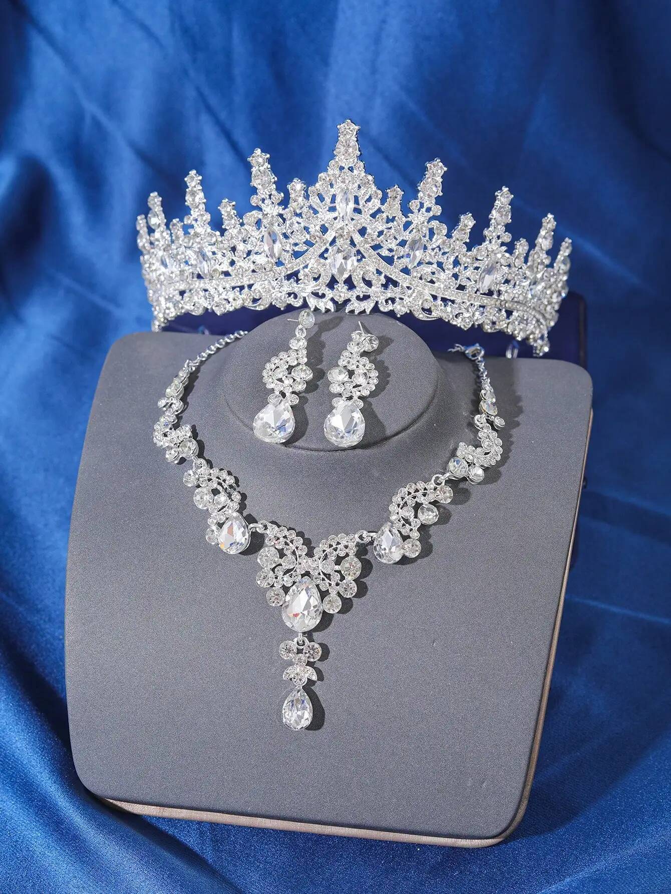 Siyah Taç Kristal Gelin Takı S - Women Jewelry Accessories For Black Dress incelemesi ve fiyatı