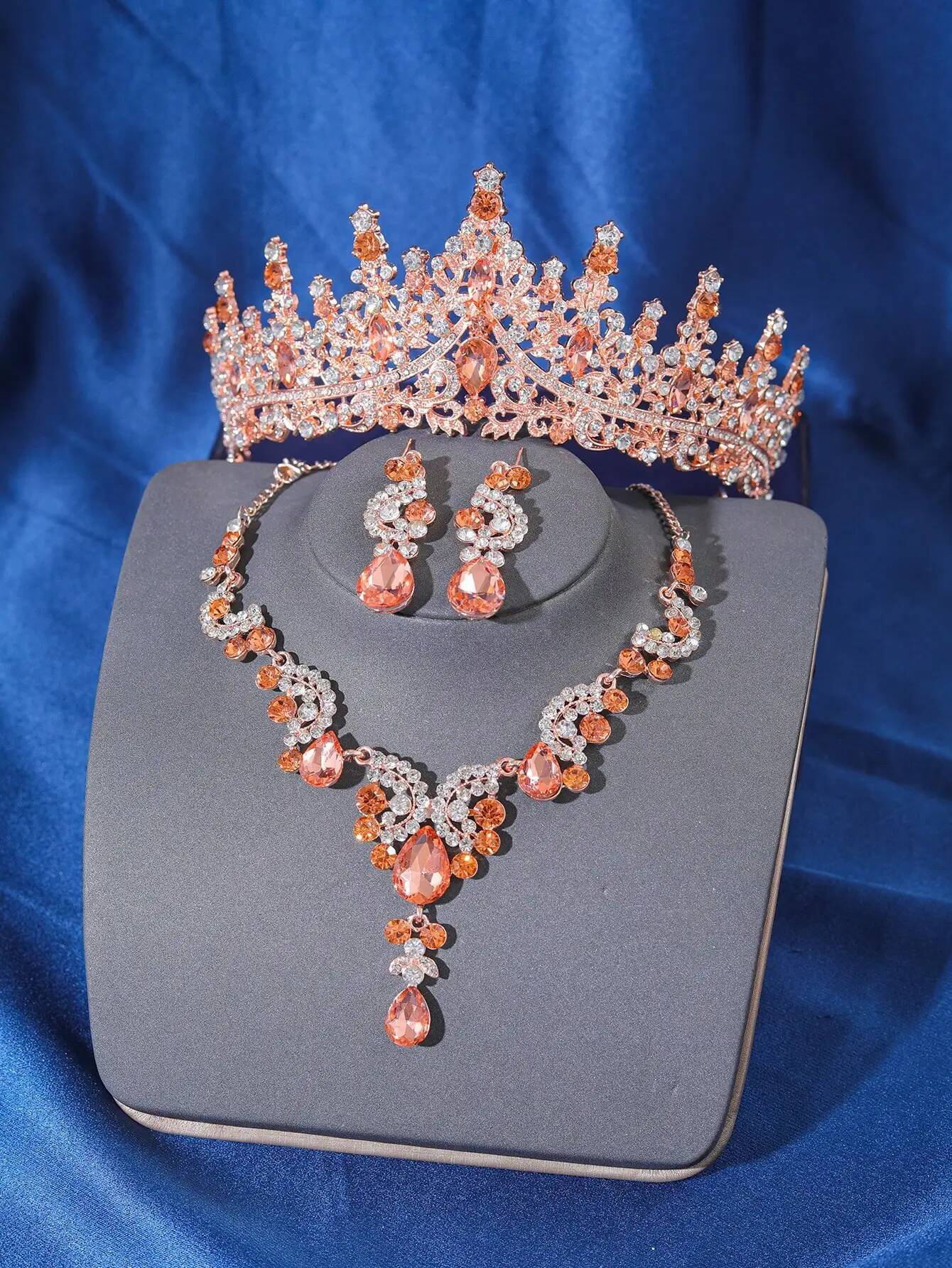 Siyah Taç Kristal Gelin Takı S - Women Jewelry Accessories For Black Dress incelemesi ve fiyatı