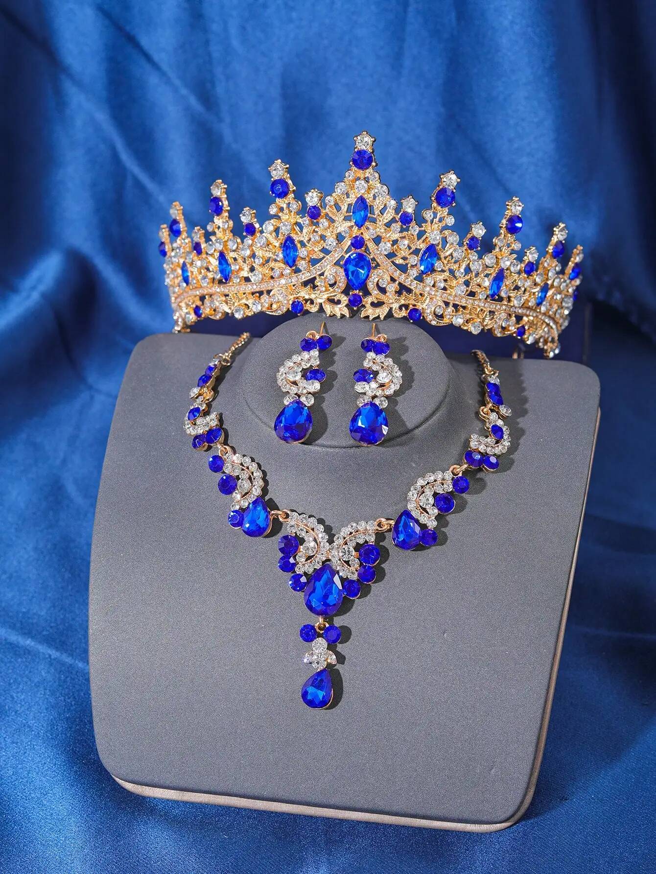 Siyah Taç Kristal Gelin Takı S - Women Jewelry Accessories For Black Dress incelemesi ve fiyatı