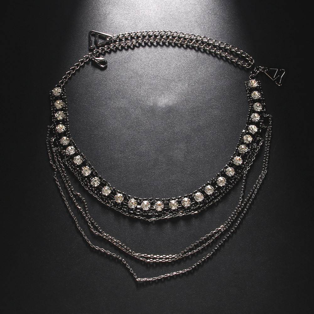 Stonefans siyah katmanlı omuz  - Women Jewelry Accessories For Black Dress incelemesi ve fiyatı