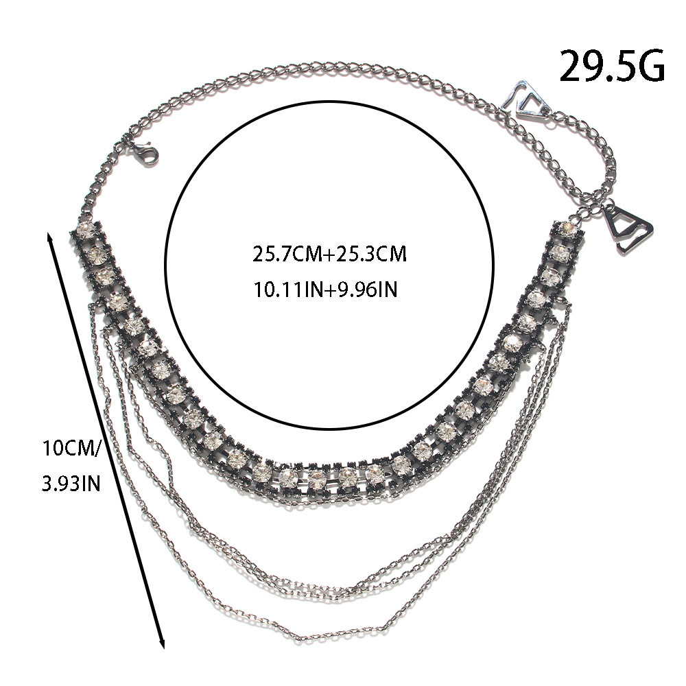 Stonefans siyah katmanlı omuz  - Women Jewelry Accessories For Black Dress incelemesi ve fiyatı