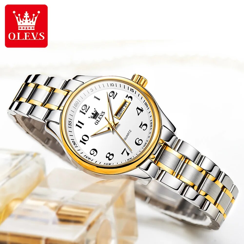 OLEVS 5567 lüks Quartz saat ka - Women Accessories Display incelemesi ve fiyatı