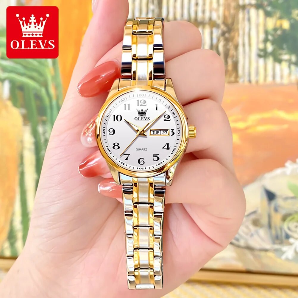 OLEVS 5567 lüks Quartz saat ka - Women Accessories Display incelemesi ve fiyatı