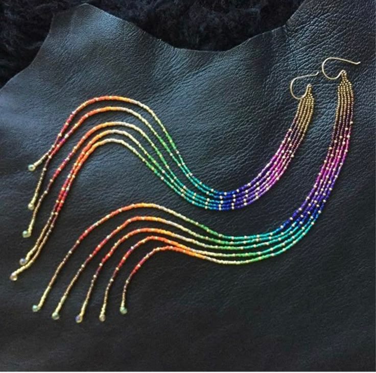 Pirinç boncuk küpe Degrade ren - Tassel Earrings Boho incelemesi ve fiyatı