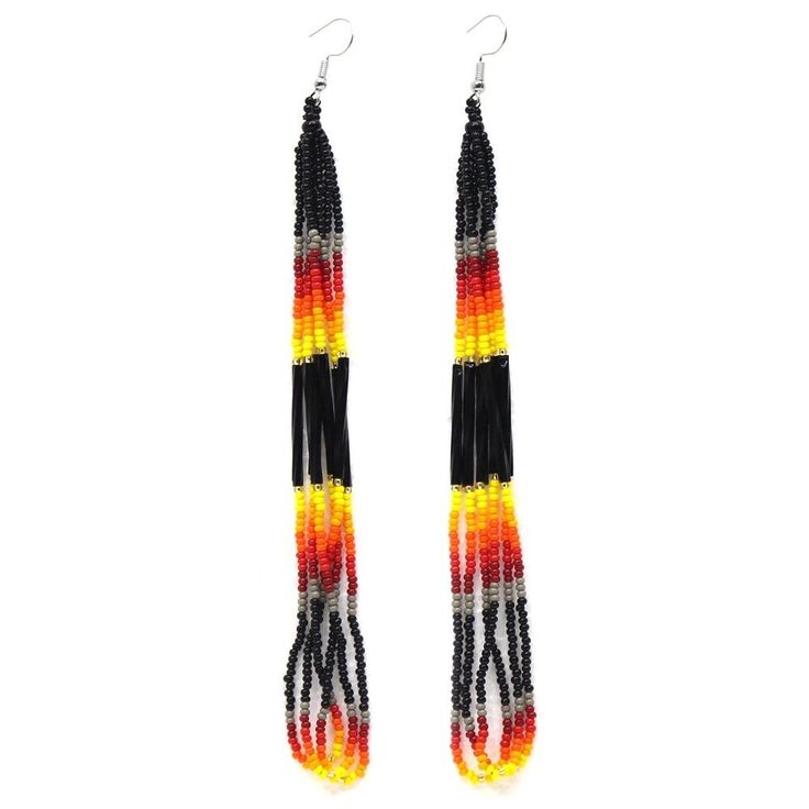 Pirinç boncuk küpe Degrade ren - Tassel Earrings Boho incelemesi ve fiyatı