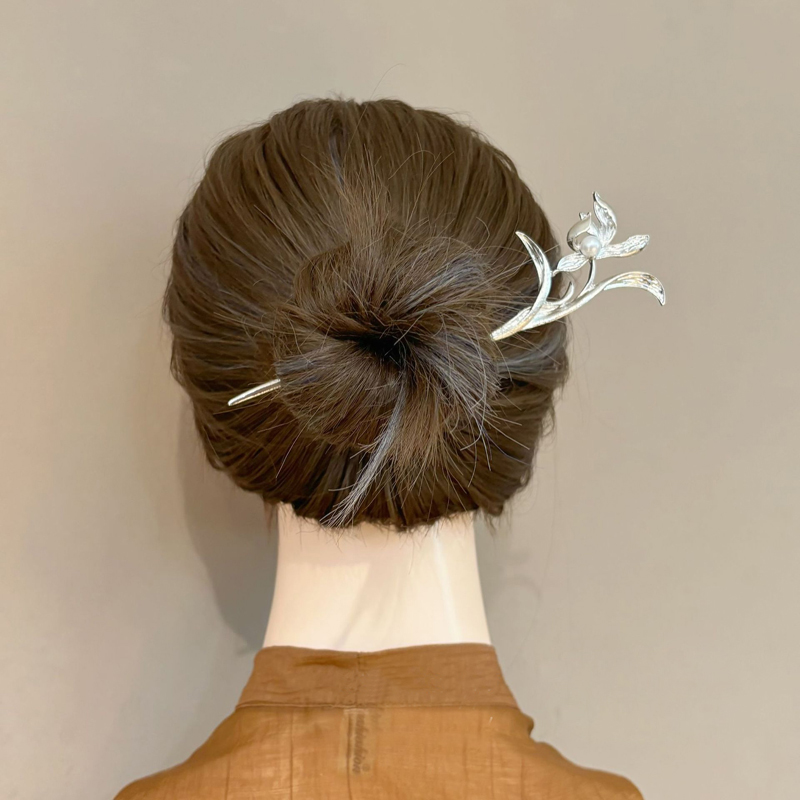 Yeni Çin Tarzı Gümüş Orkide To - Women Accessories Shop incelemesi ve fiyatı