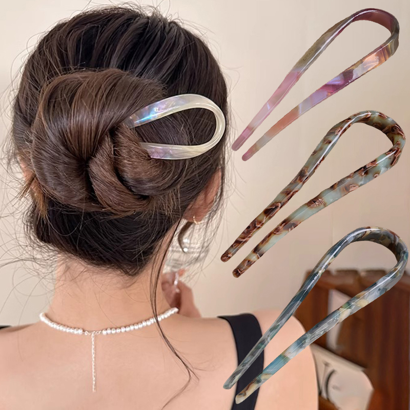 U-şekilli saç çubukları asetat - Women Accessories Trending incelemesi ve fiyatı