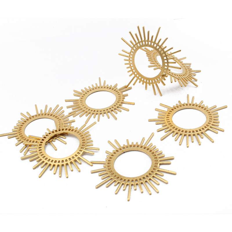 5 adet/grup Ham Pirinç Güneş P - Tassel Earrings Boho incelemesi ve fiyatı