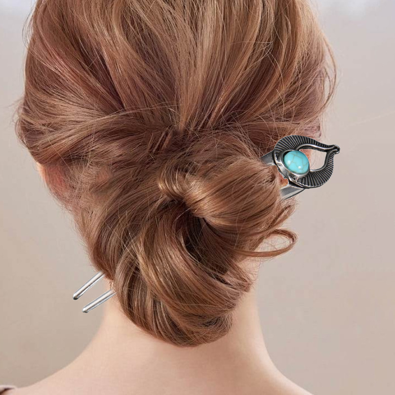 Mısır Turkuaz U Şekilli Saç Ça - Women Accessories Shop incelemesi ve fiyatı