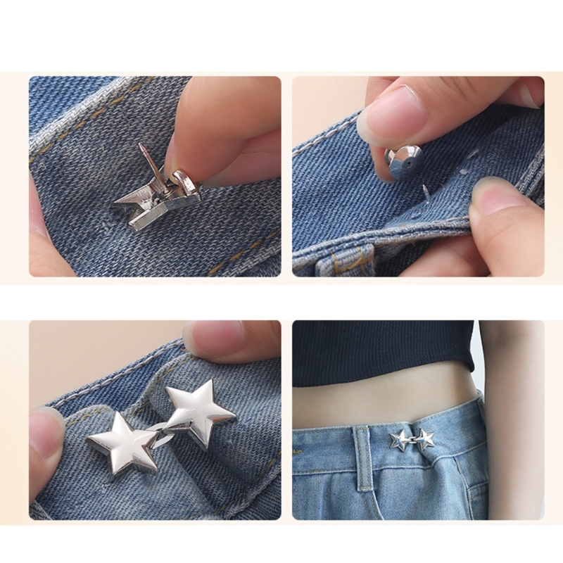 1 takım ayarlanabilir bel toka - Women'S Jeans Accessories incelemesi ve fiyatı